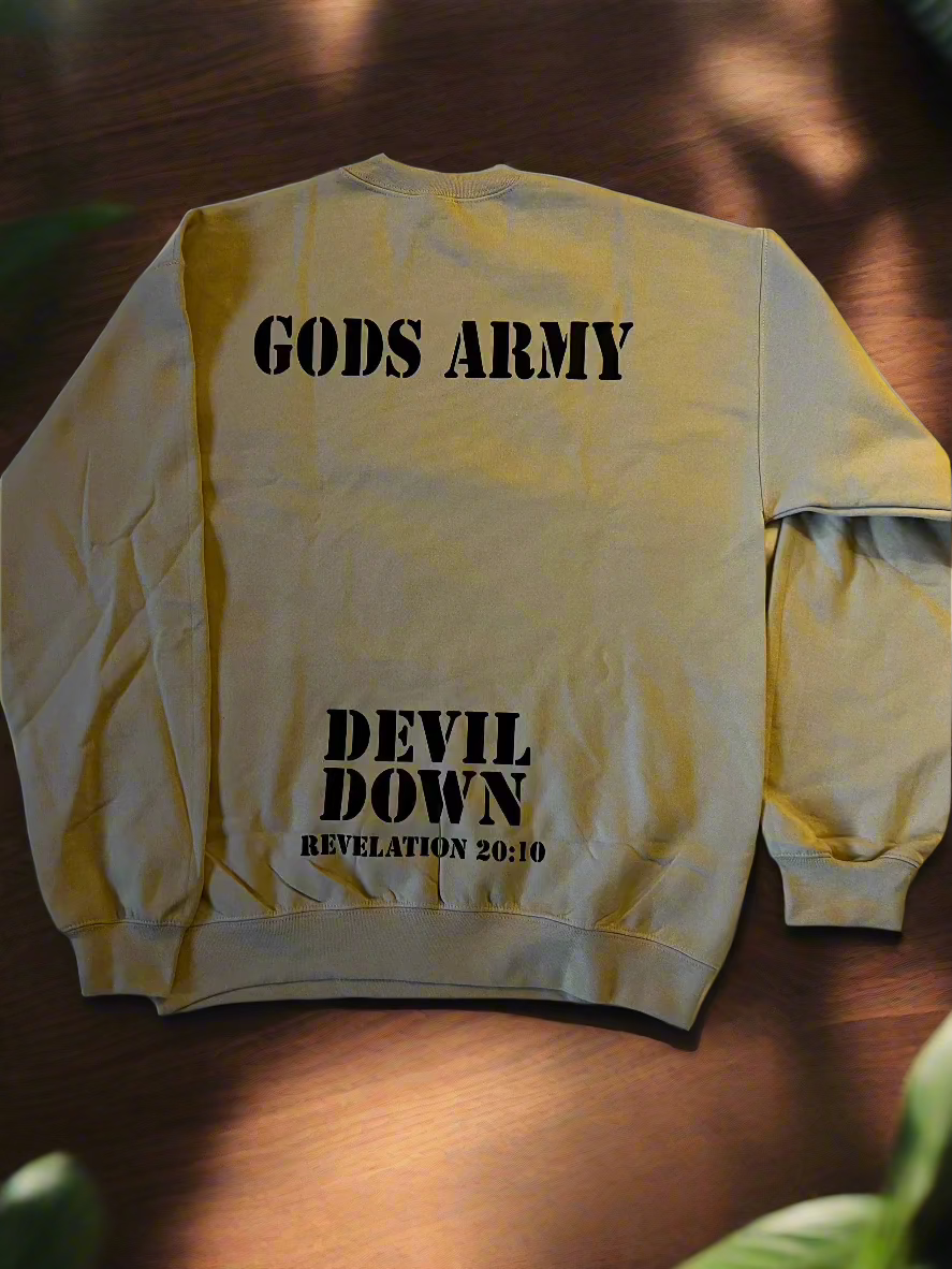 I Decree Military Edition crewneck Sweatshirt.