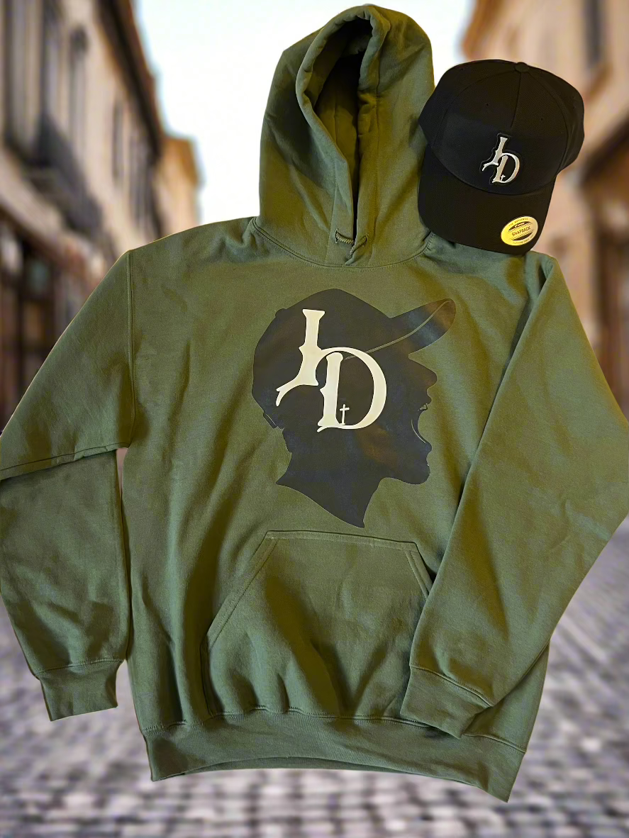 Shadow Man Face Hoodie (Hat not included)